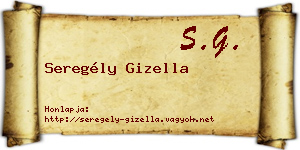 Seregély Gizella névjegykártya