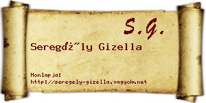 Seregély Gizella névjegykártya